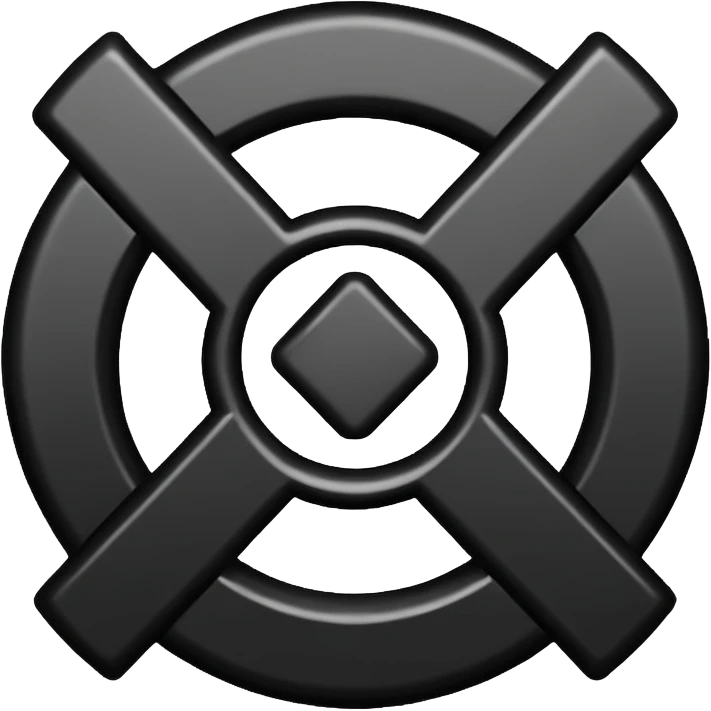 monochrome chakana symbol, simple, bold, no color emoji