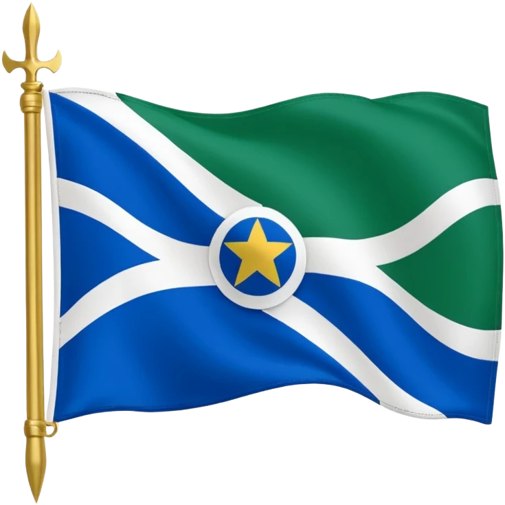 Crie um emoji da bandeira do estado do Paraná que fica no Pais Brasil emoji