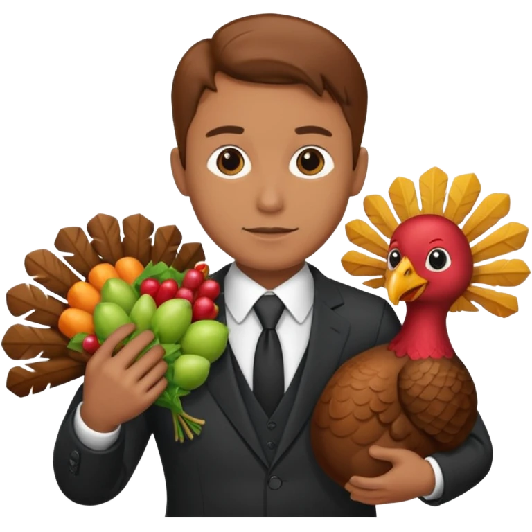 Turkey at the bank emoji