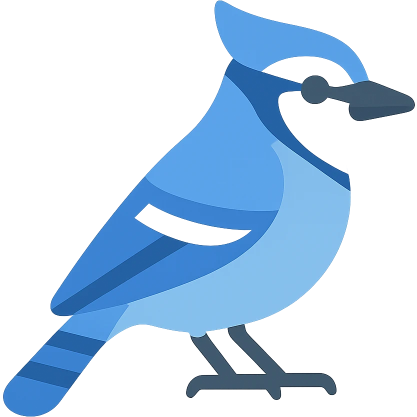 Blue jay emoji