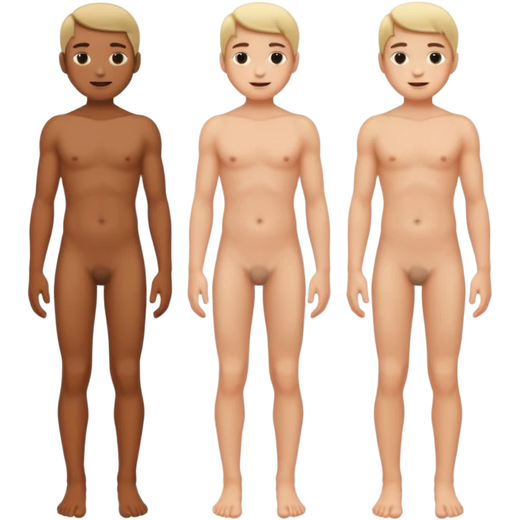 make her with no clothing full body emoji