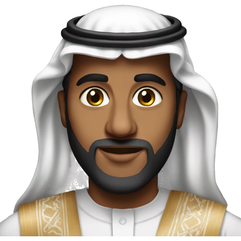 photorealistic Khalid of Saudi Arabia emoji