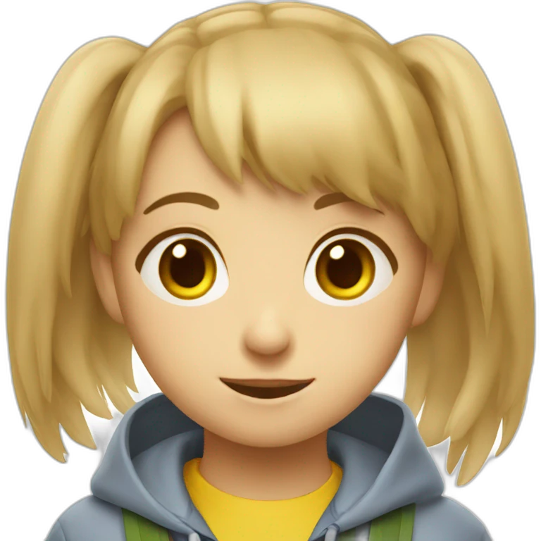 Ukrainian rabbit student emoji