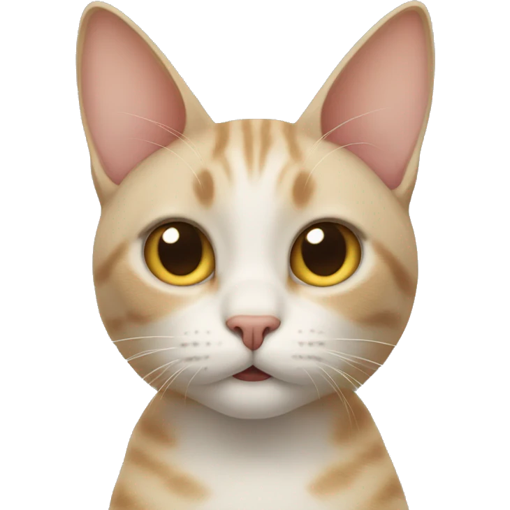 cat being all ears emoji