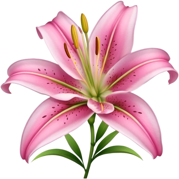 pink lily emoji emoji
