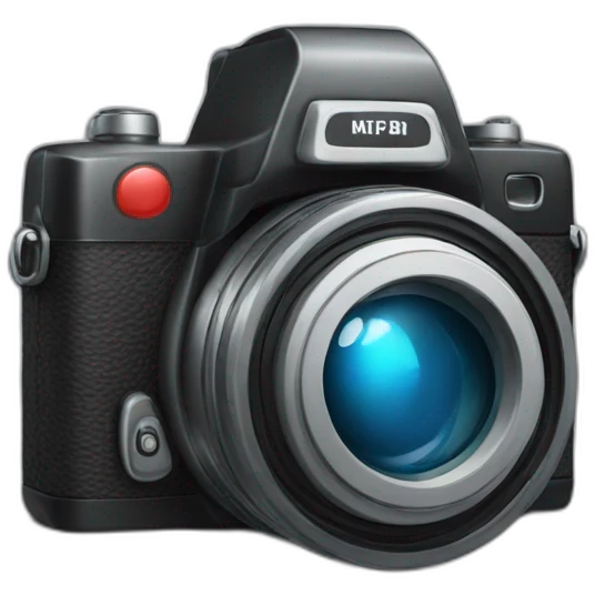 camera with brain emoji