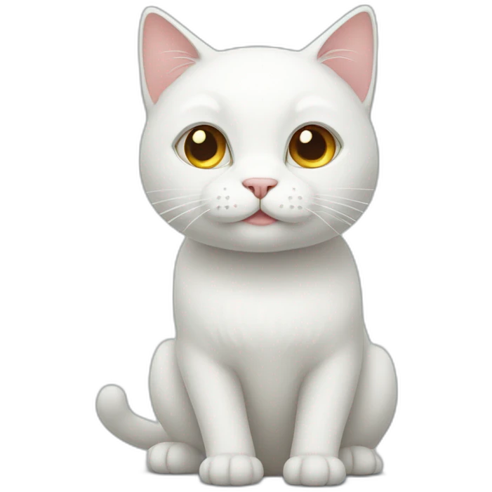 White cat emoji