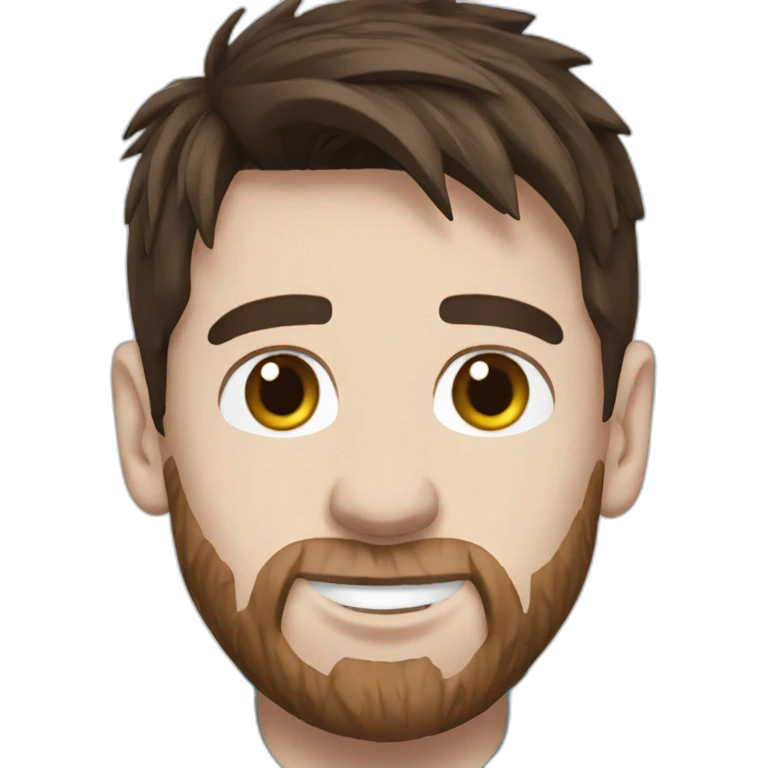 Messi with argentina tshirt emoji