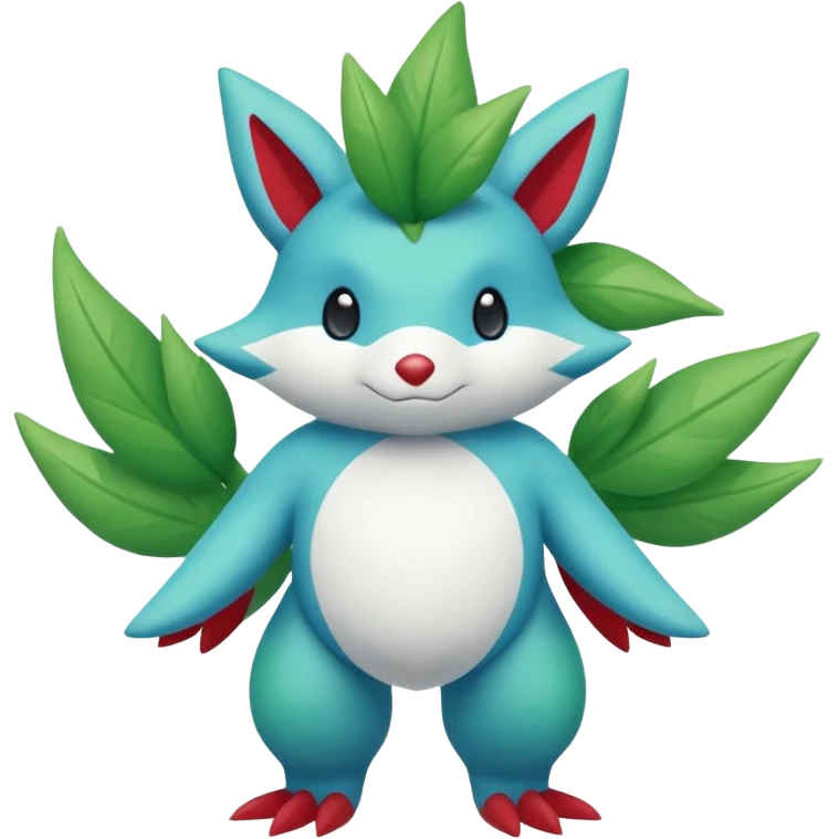 Virizion-Amaura-Shaymin-hybrid-creature (full body) emoji