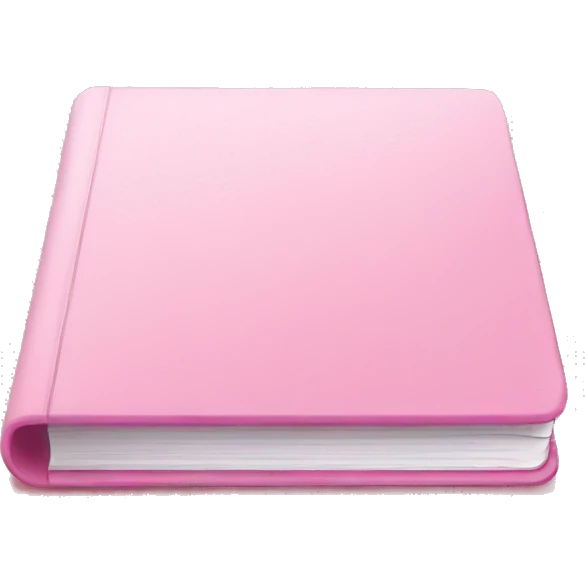 pink notebook emoji