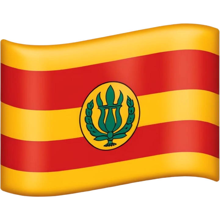 Create image of Karnataka flag just yellow strip above and red color below emoji