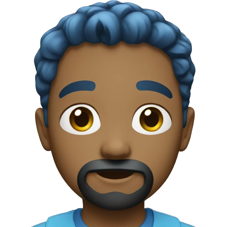 Blue emoji