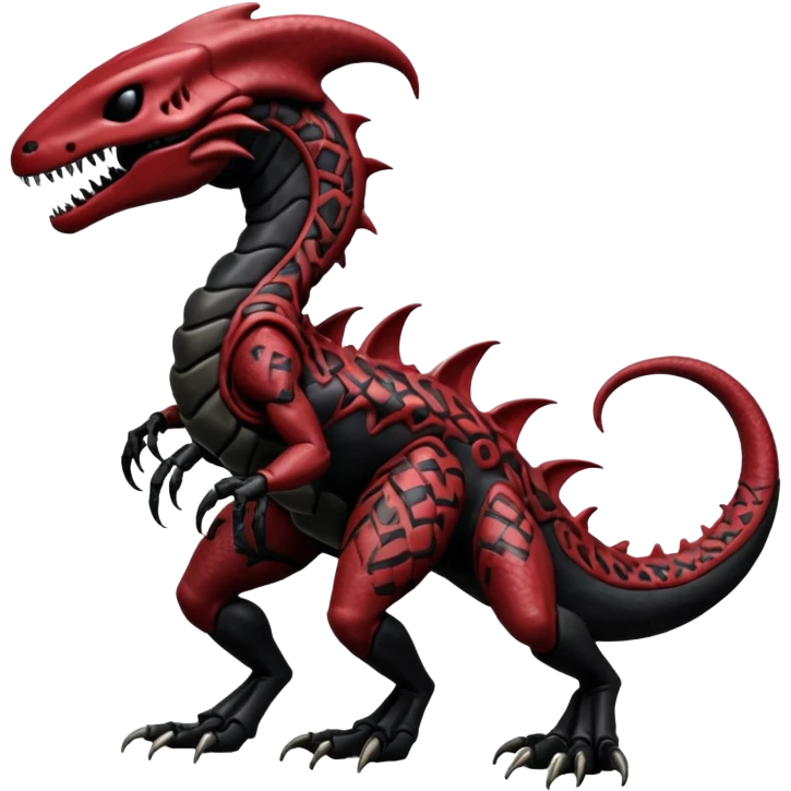  Venom-Vernid-Marowak-Salandit-Xenomorph-hybrid-fantasy-creature (full body) with patterns emoji