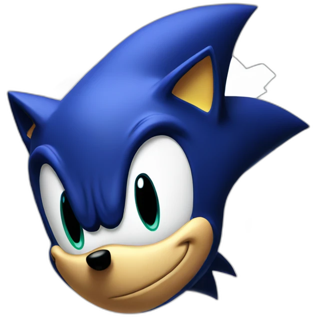 Shadow sonic emoji
