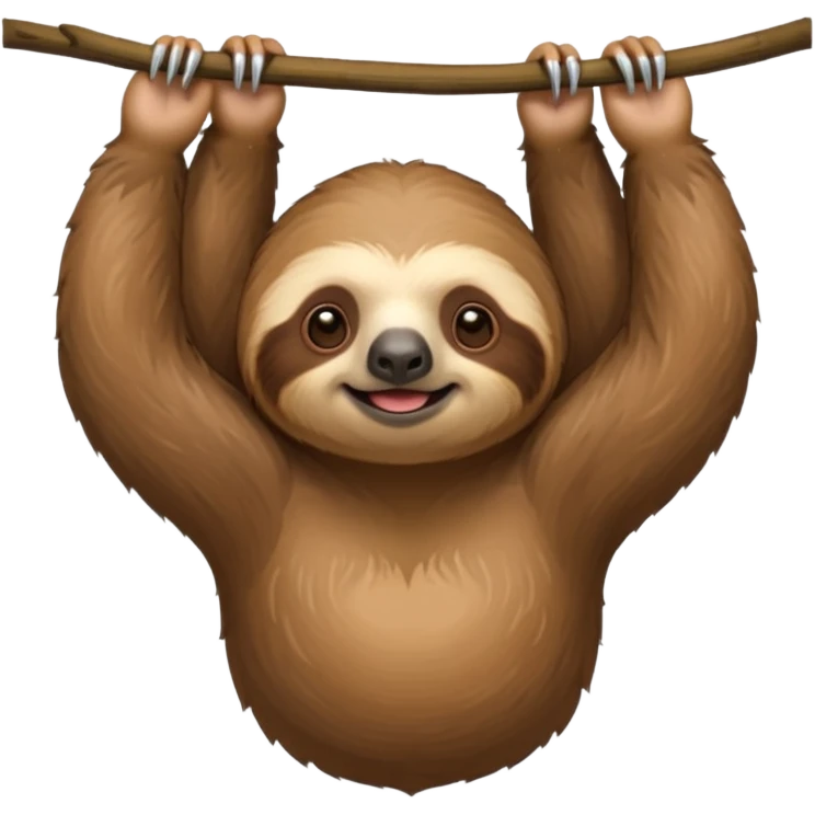 a sloth emoji