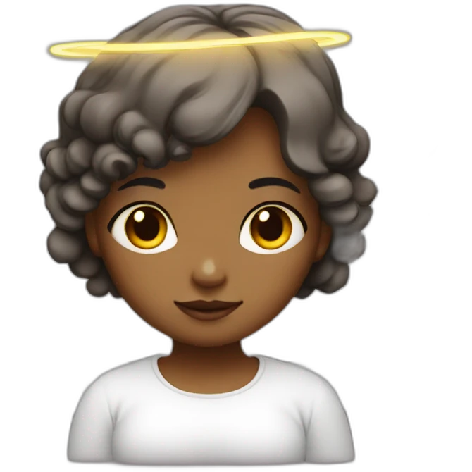 angel girl emoji