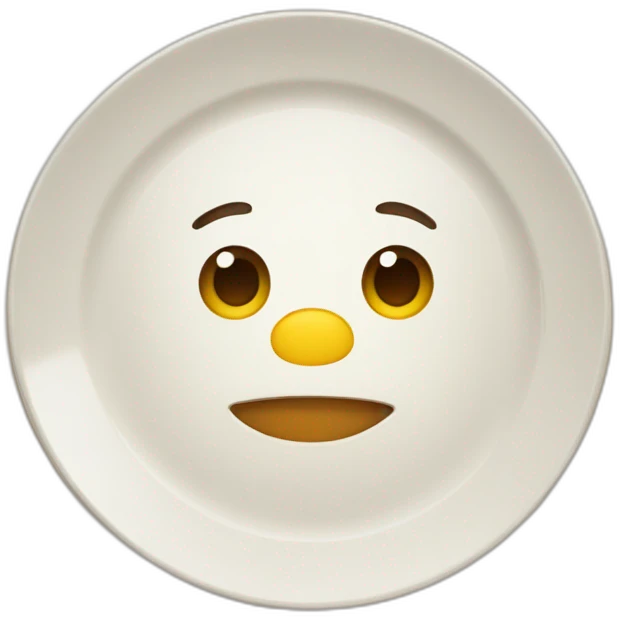 cute plate emoji