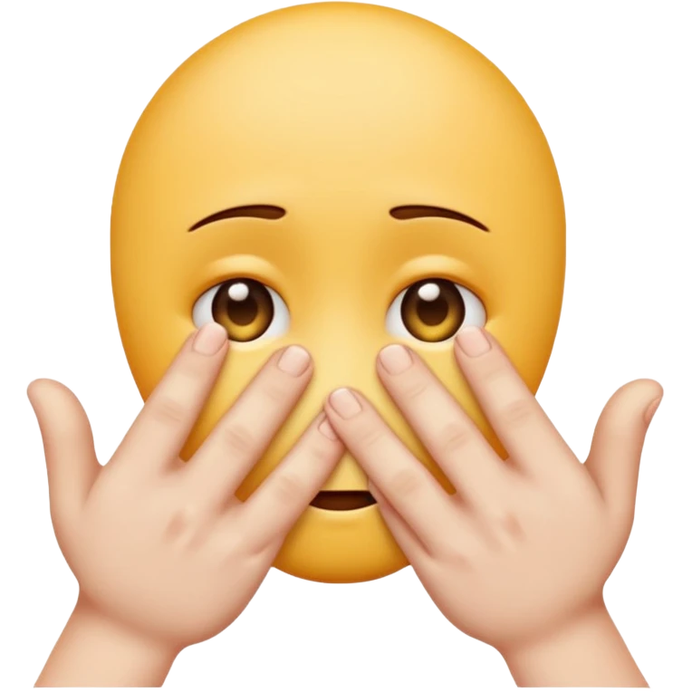 hands caressing sad emojis face emoji