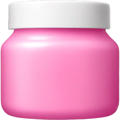 pink body cream jar emoji