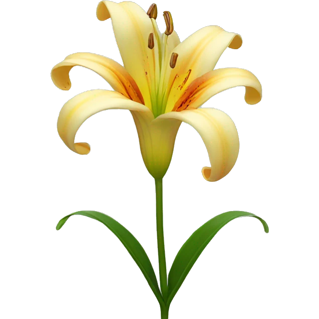 Lily flower  emoji