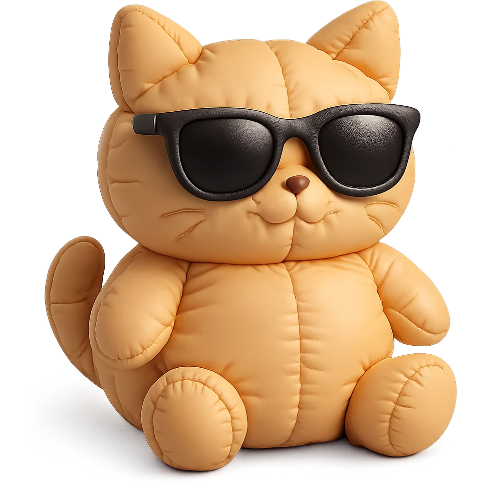 Cat wearing sunglasses emoji