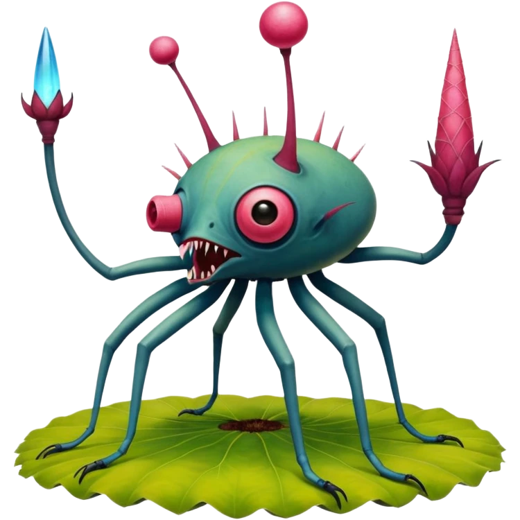solarpunk - hieronymus bosch phantasmagoric mutant creatures from the garden of earthly delights emoji