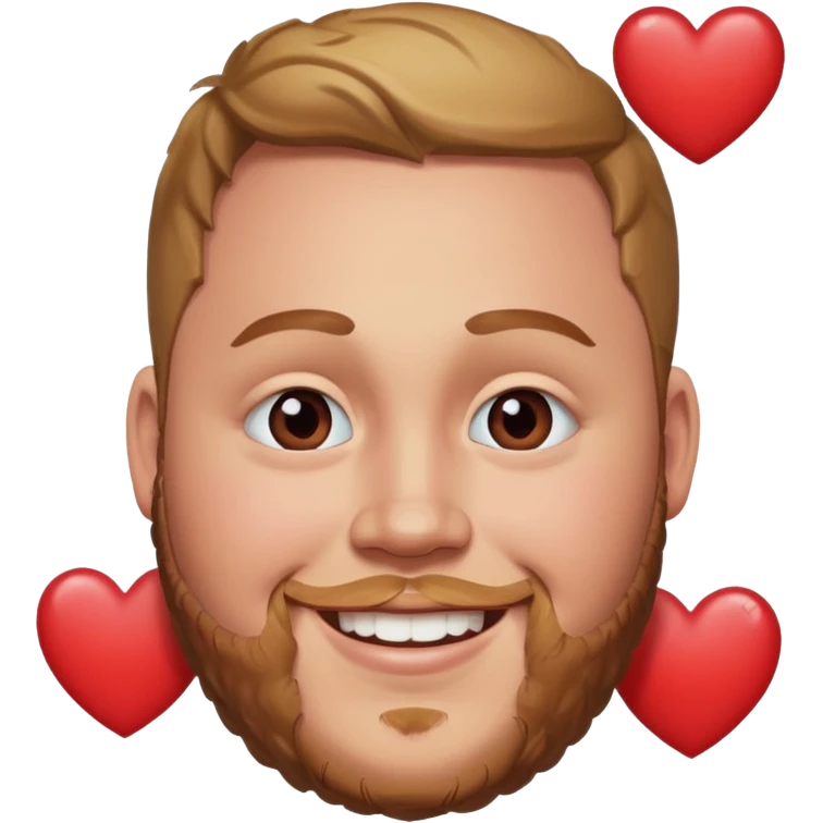 luke combs with hearts on his eyes emoji