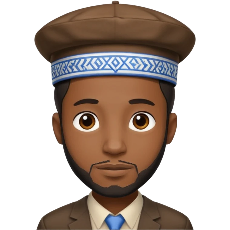 Black Jewish man emoji