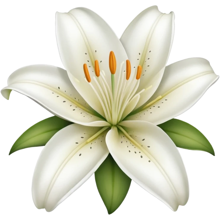 Lily flower emoji