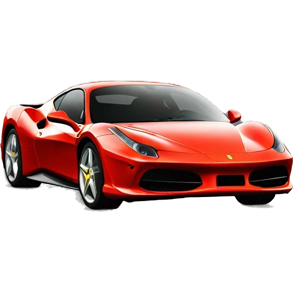 Ferrari car with a viking logo on it emoji