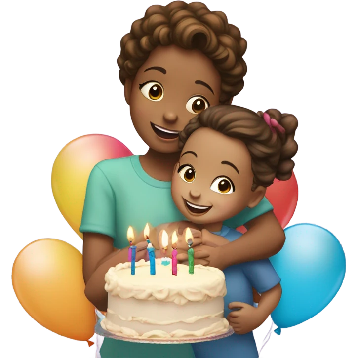 Thank you mommy for lil sister , birthday  emoji