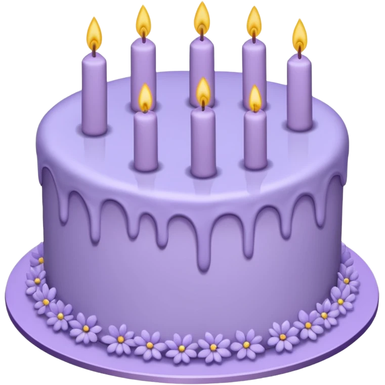 Aesthetic gorgeous beautiful pretty inspo Lavender cake with lavender flowers  emoji