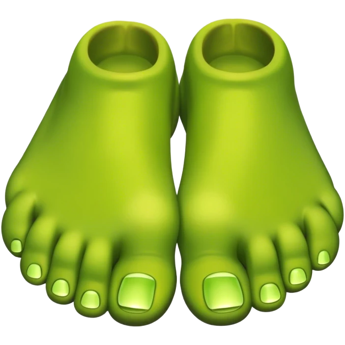 Shrek toes emoji