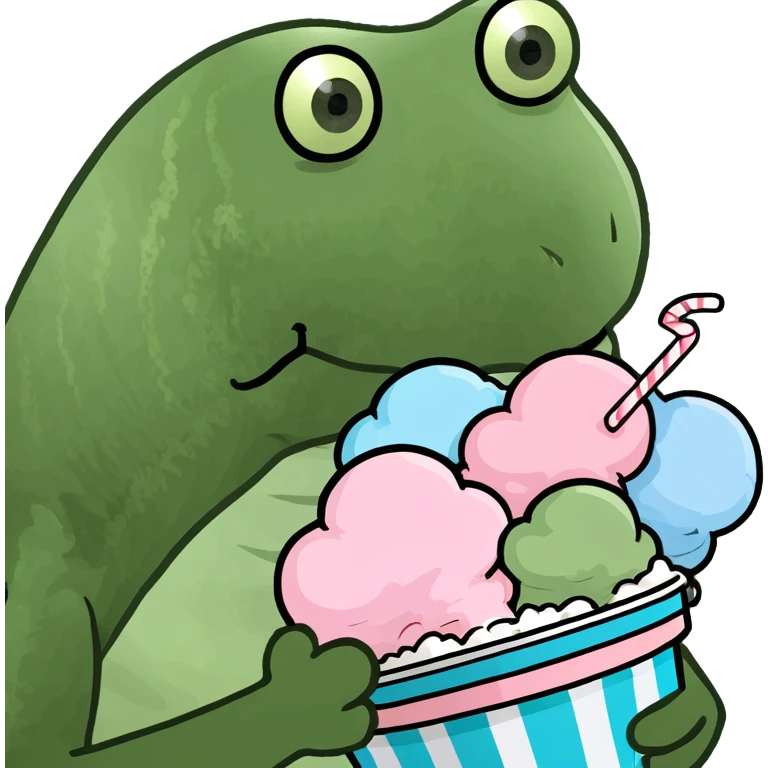 lobster eating cotton candy  emoji