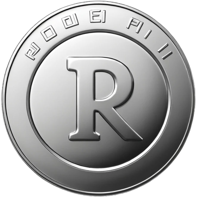 Russian 1 ruble coin emoji