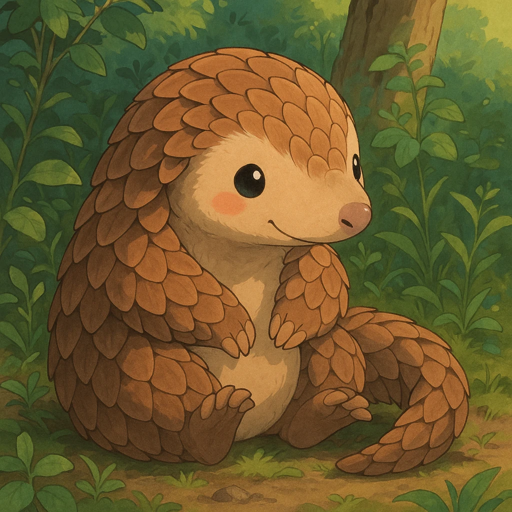 cute pangolin emoji