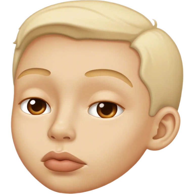 sucking cheekbones in  emoji