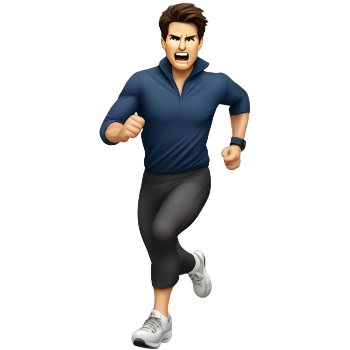 tom cruise sprinting emoji