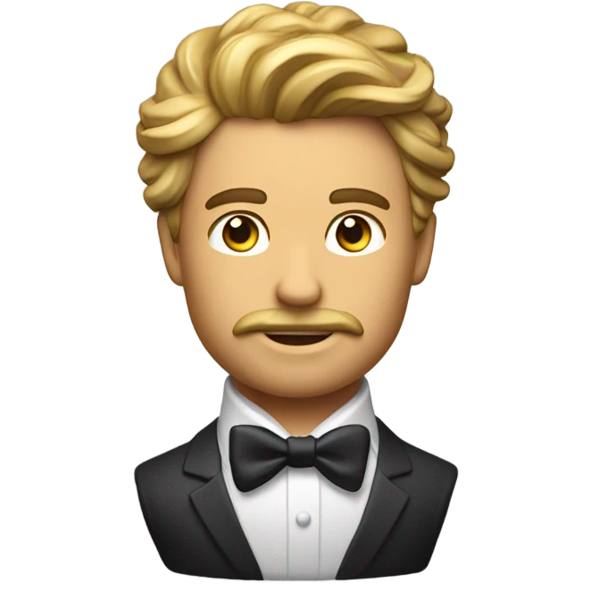 Most handsome Man trophy emoji