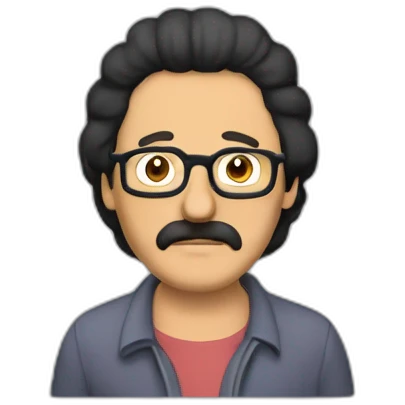 Bob Belcher wearing Louise’s ears emoji