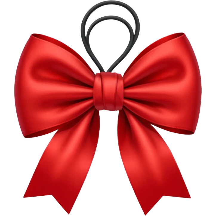Red bow emoji