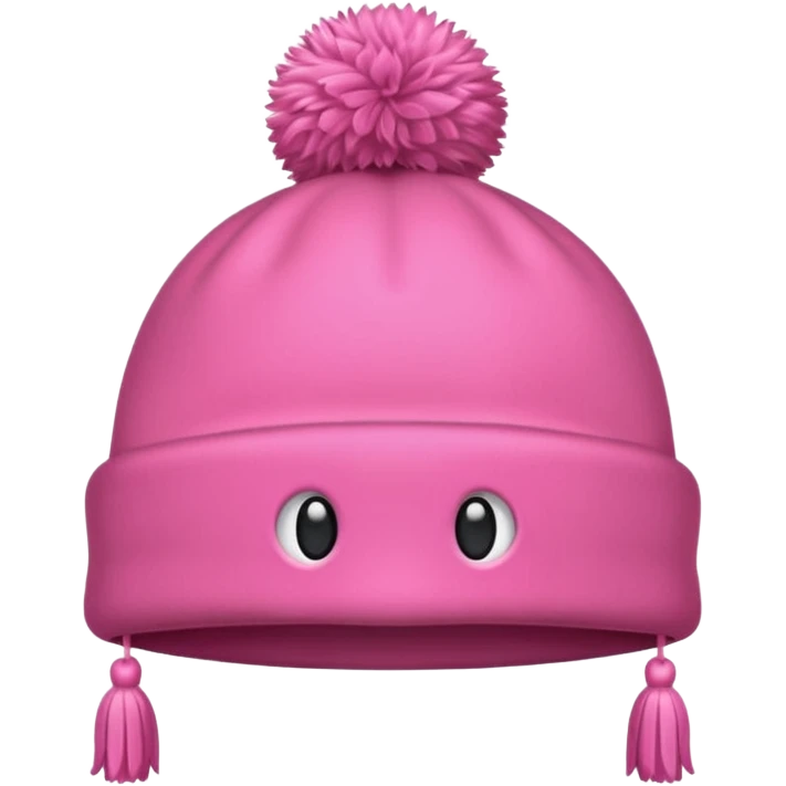 gorro de  egresados color rosa emoji