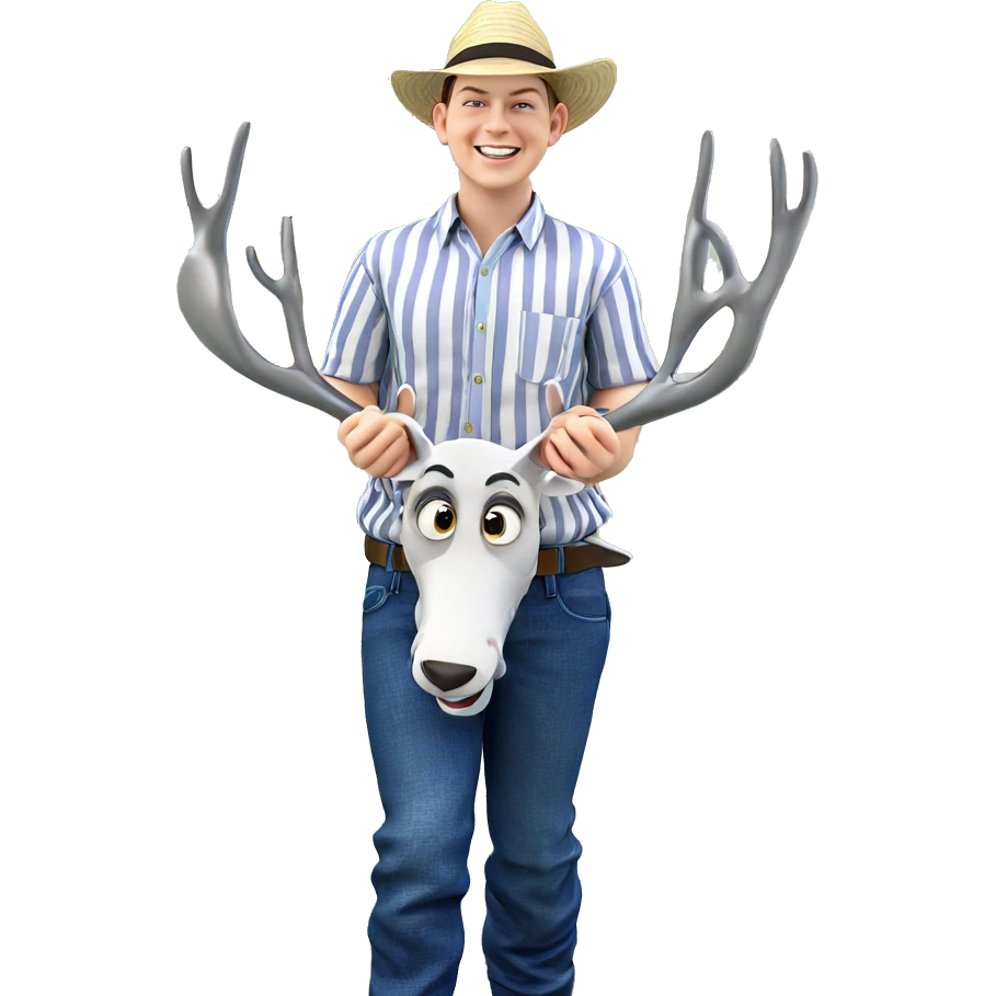 smiling boy in striped shirt emoji