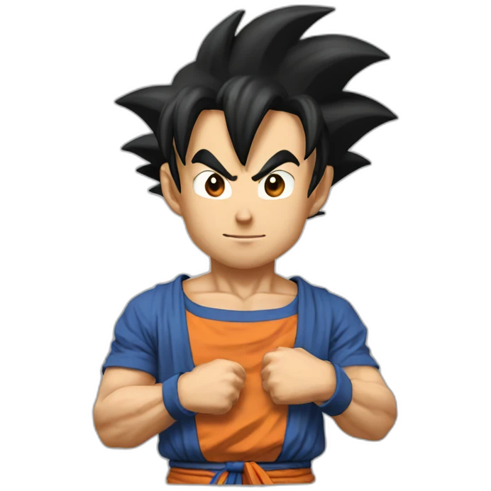 does goku clean nuts? emoji