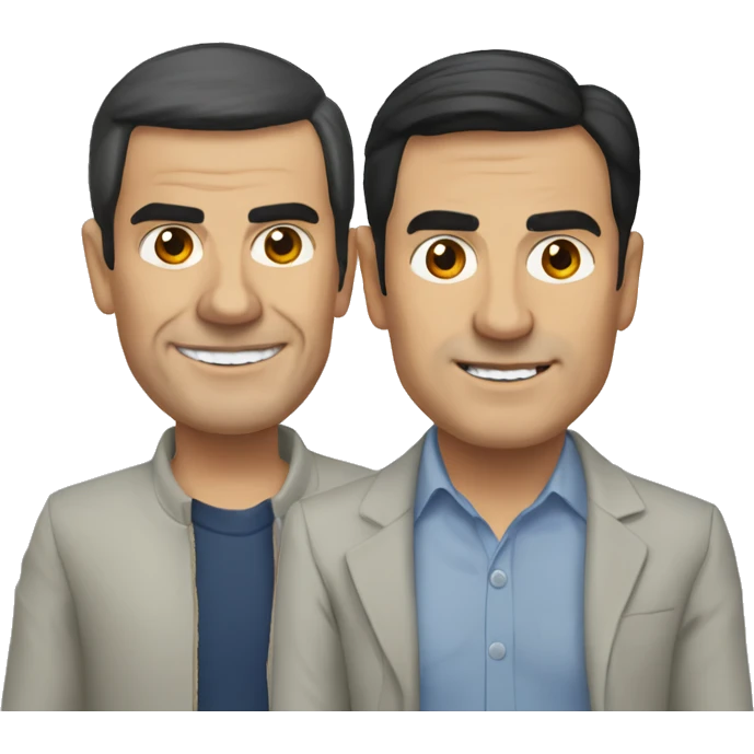 Pedro Sánchez y Pablo motos  emoji
