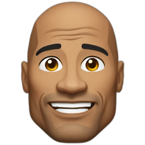 Dwayne johnson on pc emoji