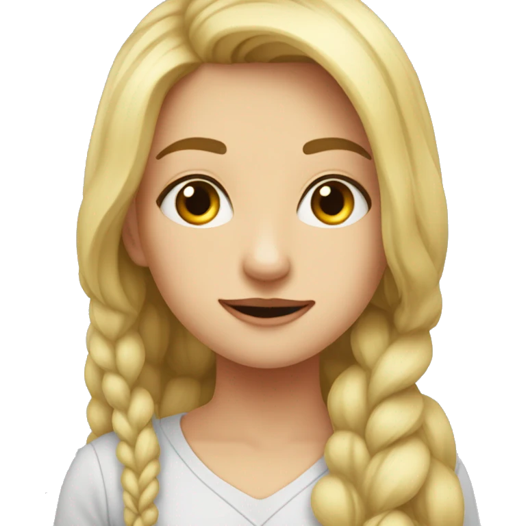 Девушка с котом  emoji