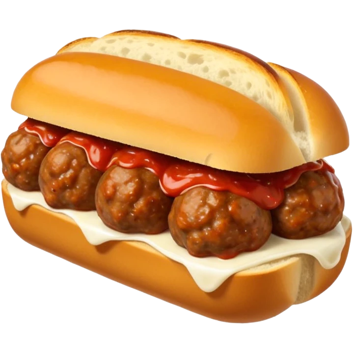 meatball sub with extra meatballs emoji