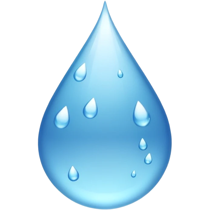Cute water emoji