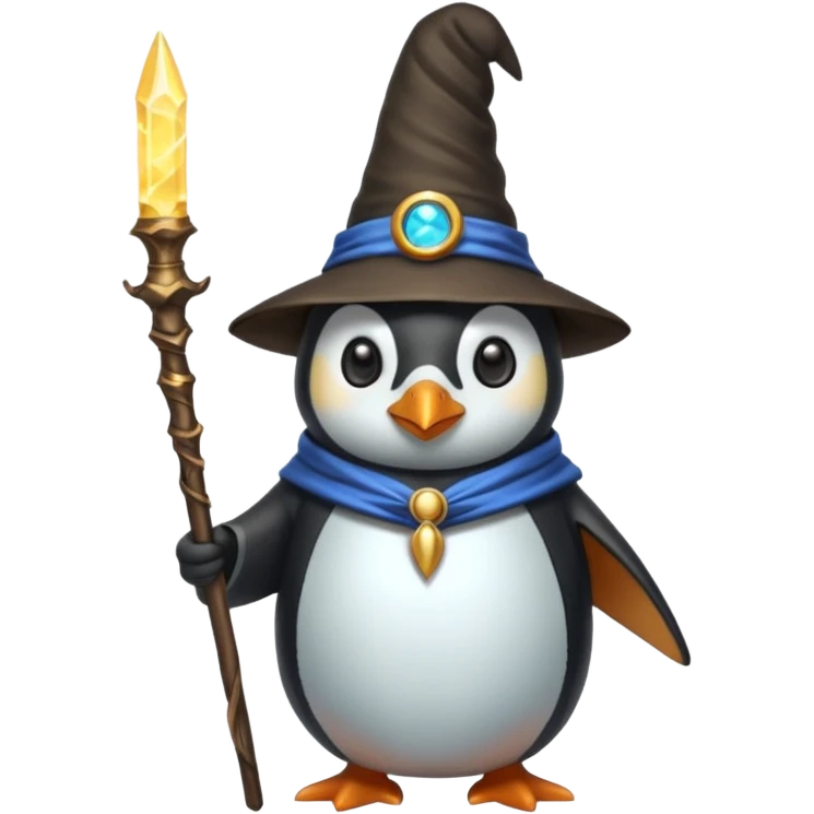 Penguin Wizard emoji